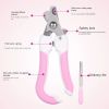 Pet nail clippers dog cat stainless steel nail clippers; Professional Pet Nail Clippers and Trimmer - Best for Dogs; Small Cats