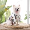 Hawaii Beach clothing for Pet Dog Cat T-Shirts Cute for Small, Medium and Large Dog Cats Cool Summer Vest Camp Shirt Clothes; dog clothes