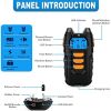 Dog Training Collar; Shock Collar for Dogs with Remote; Rechargeable Dog Shock Collar; 3 Modes Beep Vibration and Shock Waterproof Bark Collar