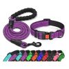 No Pull Dog Harness; Adjustable Nylon Dog Collar & Leash For Walking, Training; Pet Supplies