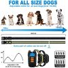 Dog Training Collar; Shock Collar for Dogs with Remote; Rechargeable Dog Shock Collar; 3 Modes Beep Vibration and Shock Waterproof Bark Collar