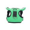 dog harness set; with leash frog leash pet mesh breathable small dog chest back retractable dog leash pet harness