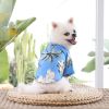 Hawaii Beach clothing for Pet Dog Cat T-Shirts Cute for Small, Medium and Large Dog Cats Cool Summer Vest Camp Shirt Clothes; dog clothes